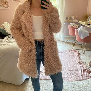 Steve Madden Fuzzy Coat